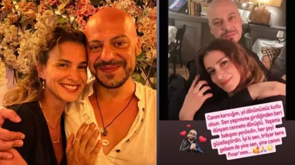 Pınar Saka'nın eşi aşka geldi!